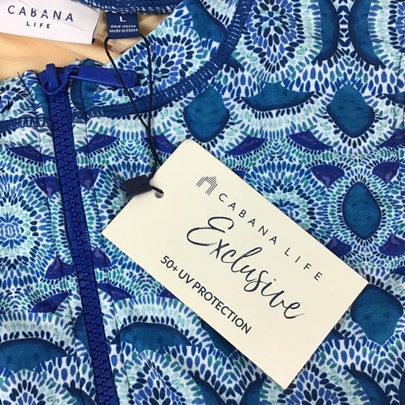 CABANA LIFE Roadmap Sleeveless Unisuit Swimsuit 50+UV One Piece Swim Suit - Picture 9 of 11